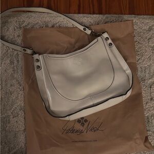 Patricia Nash Winter White Satchel Purse
